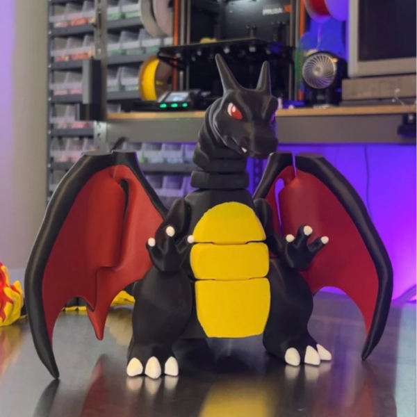 Figurka Flexi Charizard - Czerwony